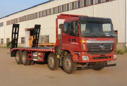 福田歐曼前四后八平板運(yùn)輸車圖片 福田歐曼前四后八平板運(yùn)輸車圖片