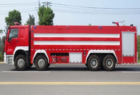 國(guó)六24噸重汽豪沃前四后八水罐消防車(chē)圖片 國(guó)六24噸重汽豪沃前四后八水罐消防車(chē)圖片